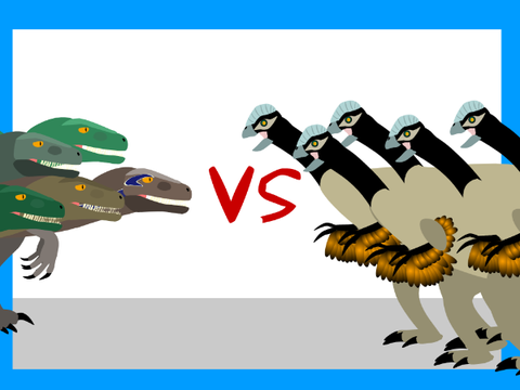 Velociraptors VS Oviraptors