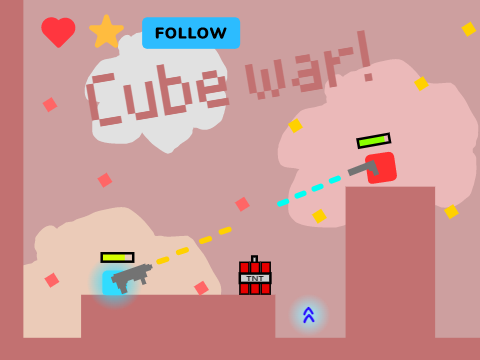 Cube war v1.2 #Games #shooter #platformer #art #music #all