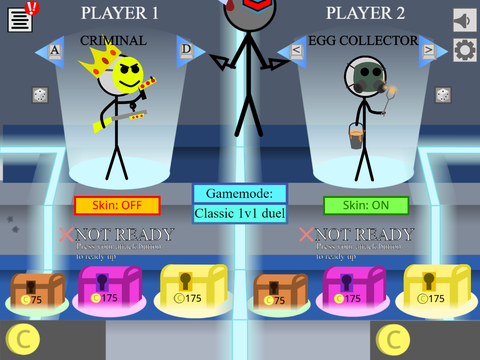 2 player battle charackter  SKINS