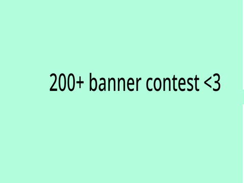 200 + banner contest