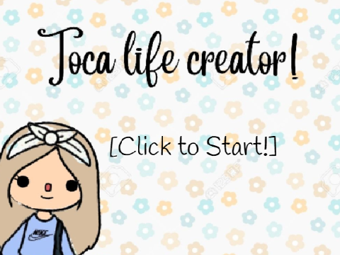 ☆ Toca life character creator / dress up ☆