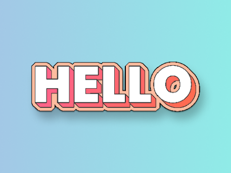 3D TEXT - EXAMPLE