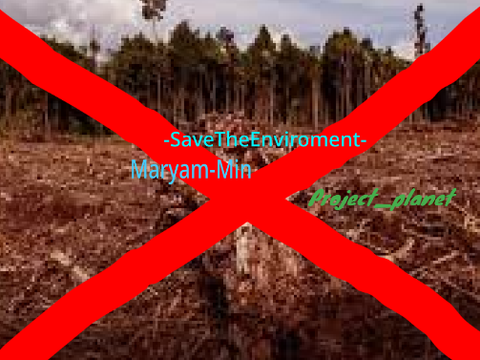 Sign to stop habitat destruction! remix remix remix