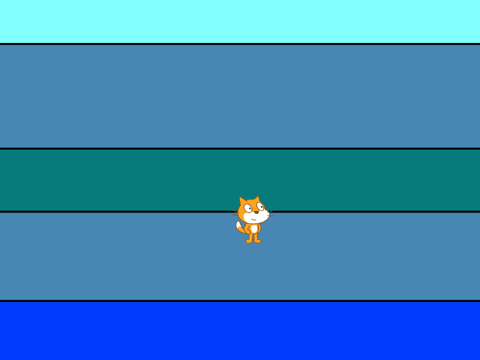 Just shades of blue- Griffpatch's Platformer Tutorial E6