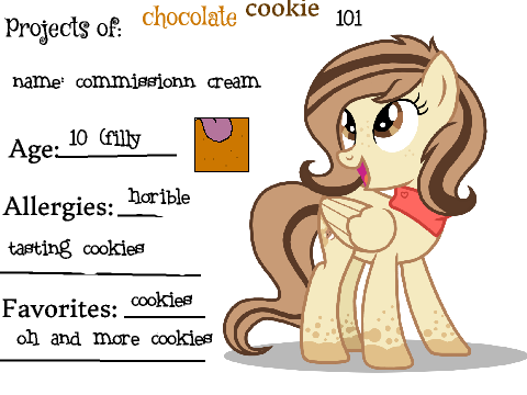 Pony Contest -my entry commision cream