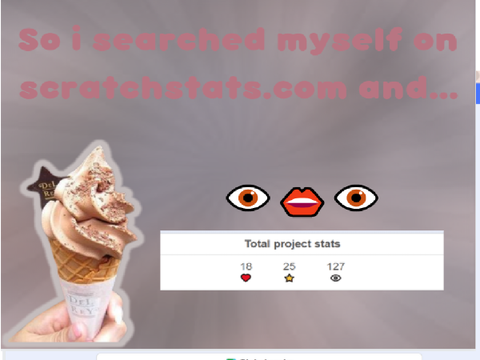 i searched myself on scratch stats and...