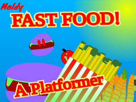 Moldy Fast Food! A Platformer! #art time