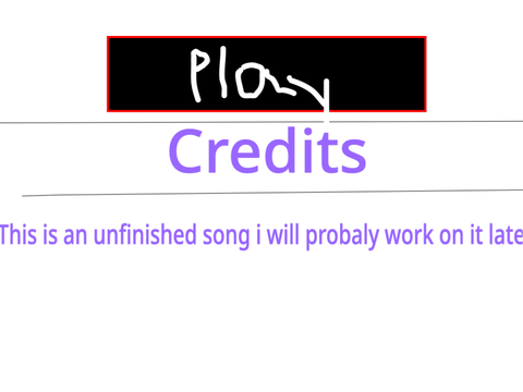 New song unfinished