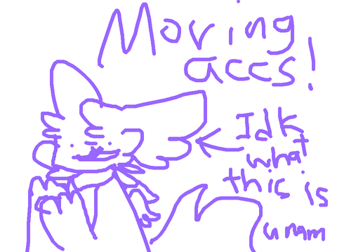 ! I’m moving accounts !