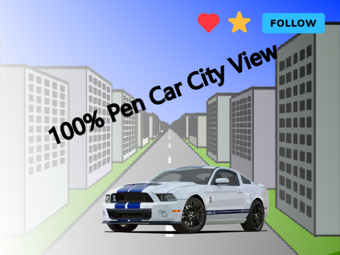 100% Pen Car City View
