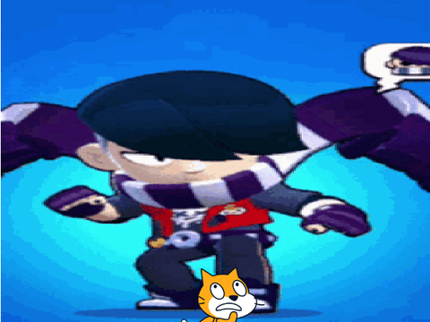 Edgar(Brawl Stars) Kills Scratch cat