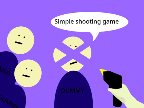 Simple shooting game