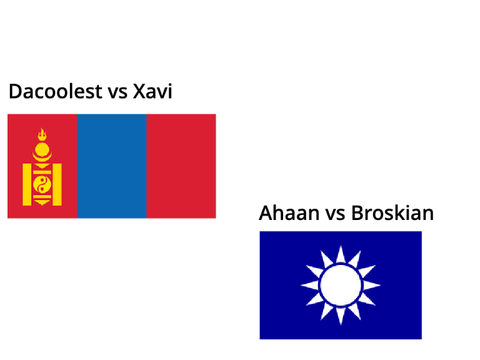 ROUND ONE MATCHUPS | with code