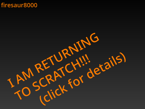 I AM COMING BACK!!!