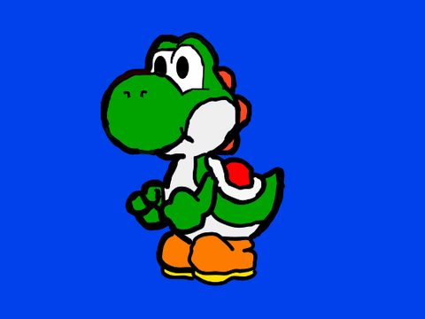 Paper yoshi Art