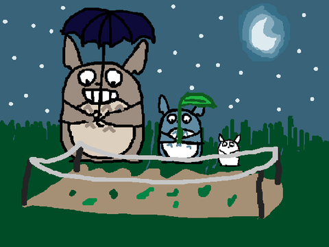 totoro art