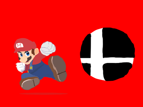 Smash Mario art