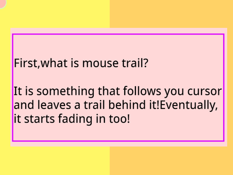My Mouse Trail + Mouse Trail 