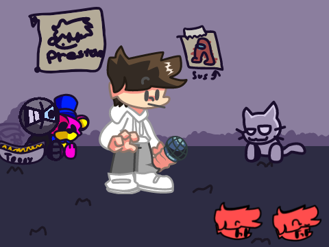 Friday Night Funkin' : VS Toony vectors (reculur)