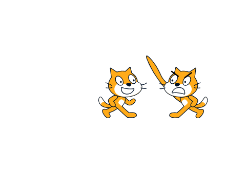 Scratch cat doesn't get hit