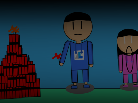 blowing the city an animation