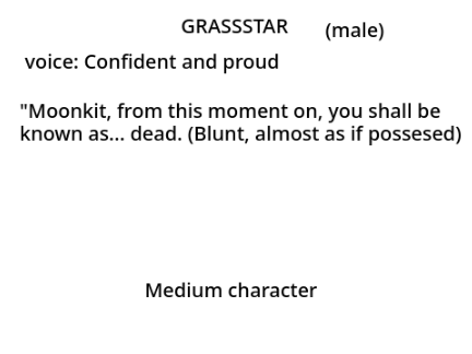 Auditon For Grassstar ~ Wrath Of Shadows Ep. 1 
