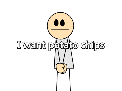 I want potato chips