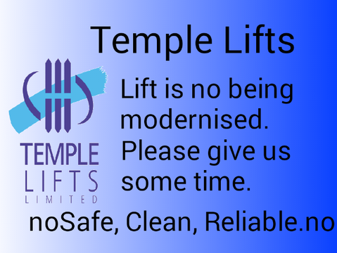 Temple Lifts Sign For Maintenance remix remix