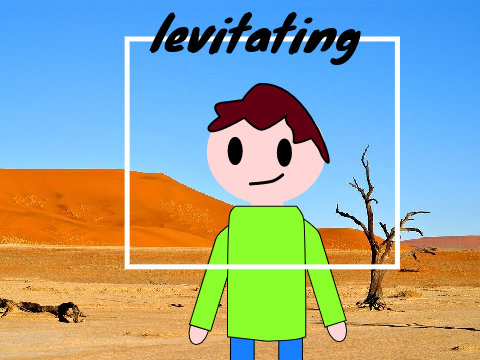 levitating meme