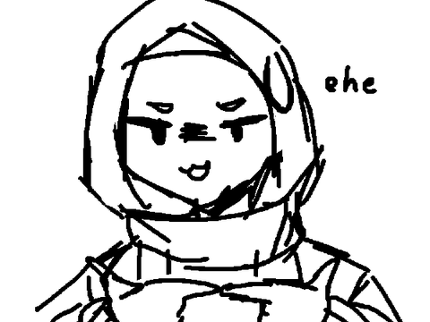 im alive, heres a super rushed self portrait