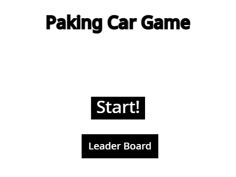 Parking Car Game