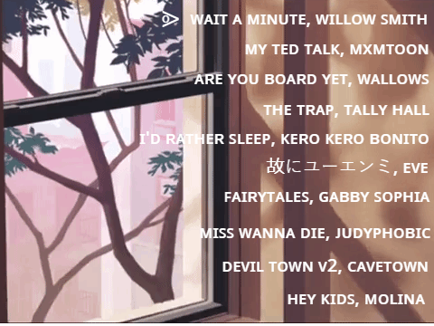 Indie playlist :>