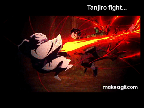 Tanjiro fight