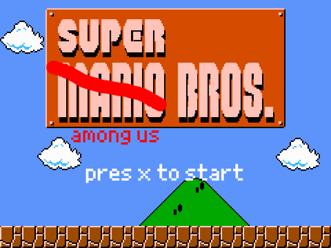 Super Mario among us Bros 4