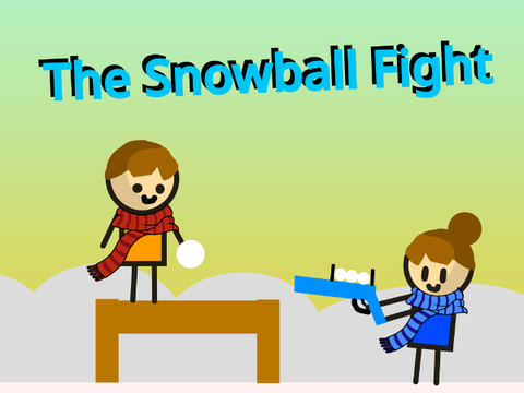 The Snowball fight (The Glocke0 and kvg7777 series) Troll wars 8