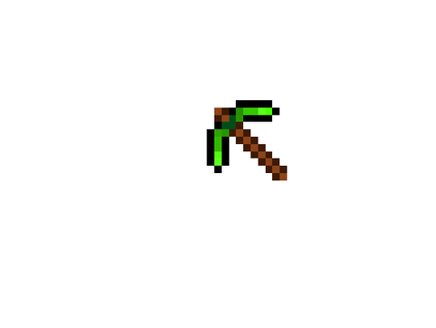Emerald pickaxe