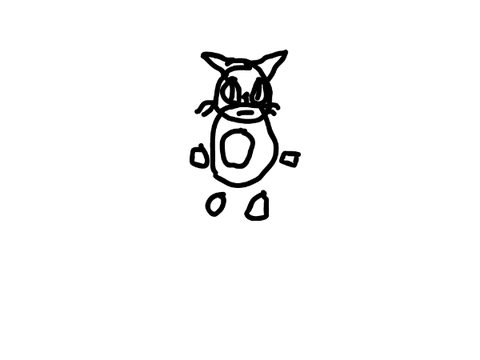 just  a quick drawing of a cat