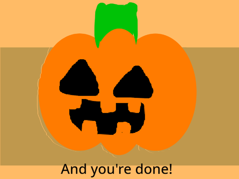 paint a pumpkin!