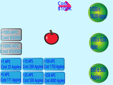 Apple clicker (I finally got it right!)