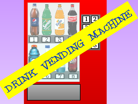 Drink vending machine simulator