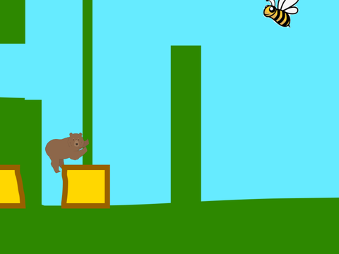 Bear and Bees!Scratch Platformer e8 
