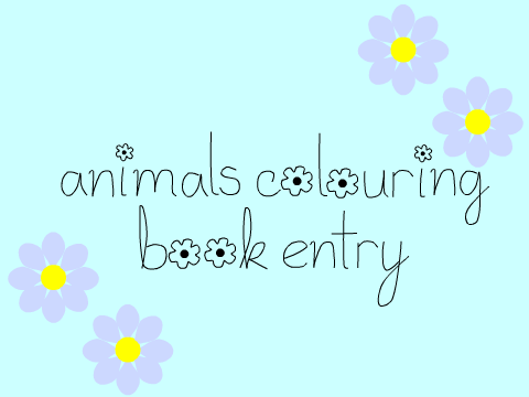 Animals Coloring Book Entry