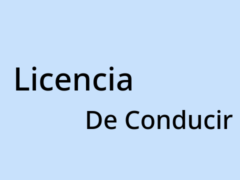 Licencia de conducir 