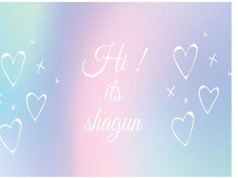 Bday gift ( banner ) for shagu <3
