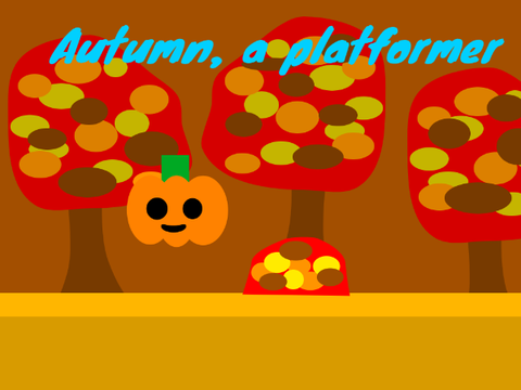 autumn, a platformer #all #art #games 