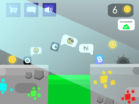 ☁ Mine | Multiplayer Scrolling Platformer ☁ #All #Art #Music #Games #Platformer #Mobile 