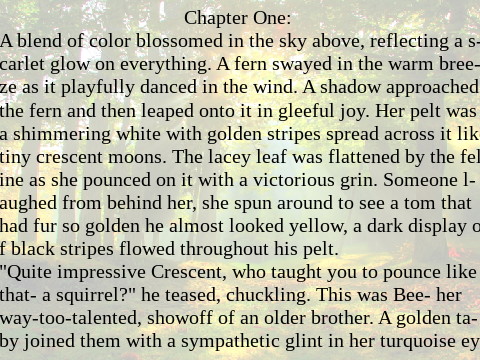 Echoes: Chapter One 