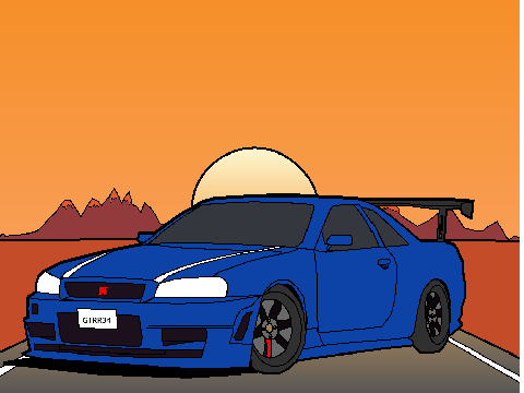 Nissan GTR R-34