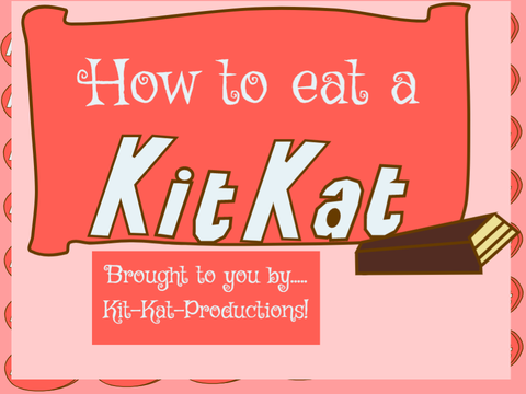 How to eat a Kit-Kat