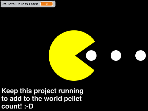 Animated PacMan (Pen+Cloud Data)